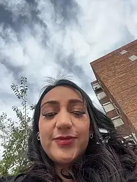 Ninabigtitied — removing bra and panties in public 